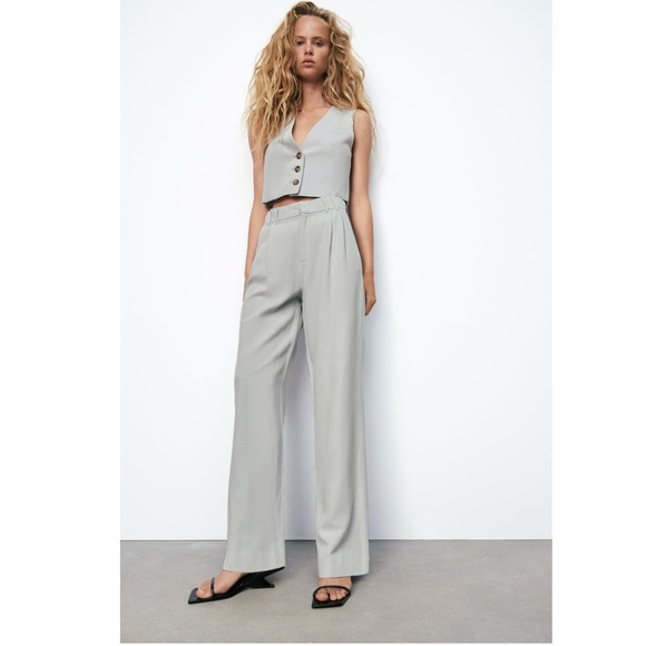 Zara | Pants u0026 Jumpsuits | Zara Full Length Linen Blend Pants | Poshmark